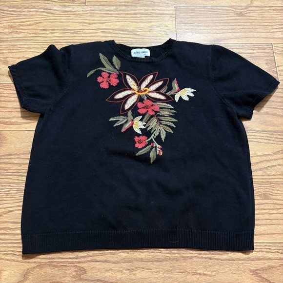 Vintage Alfred Dunner Top Large - Picture 1 of 7